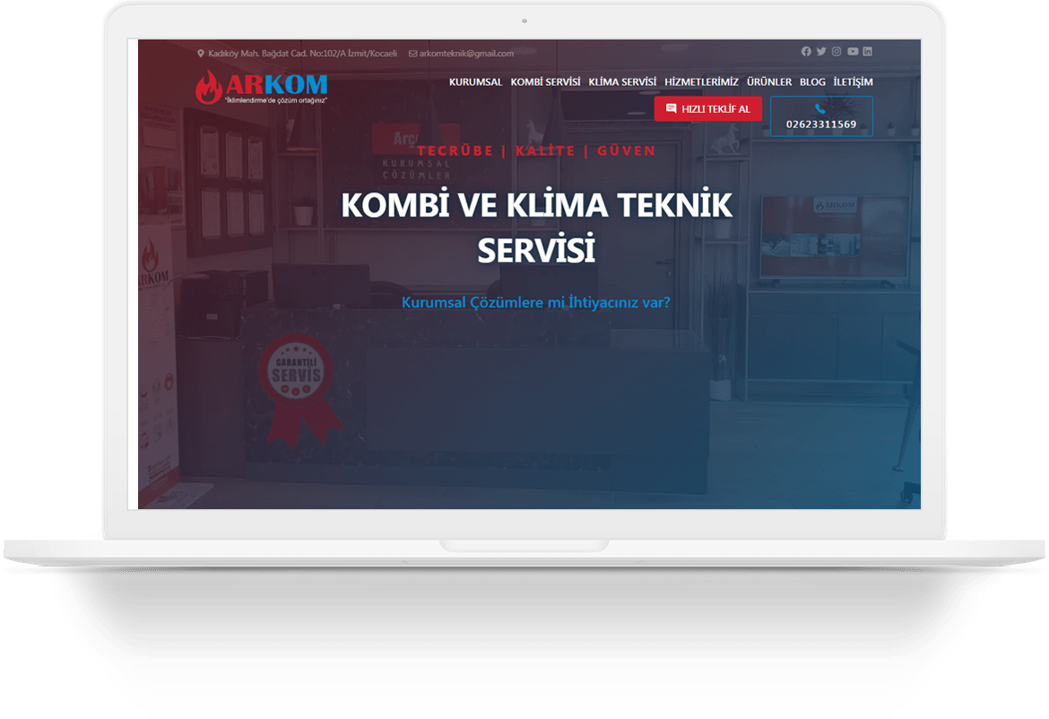 arkom combi wordpress web tasarim
