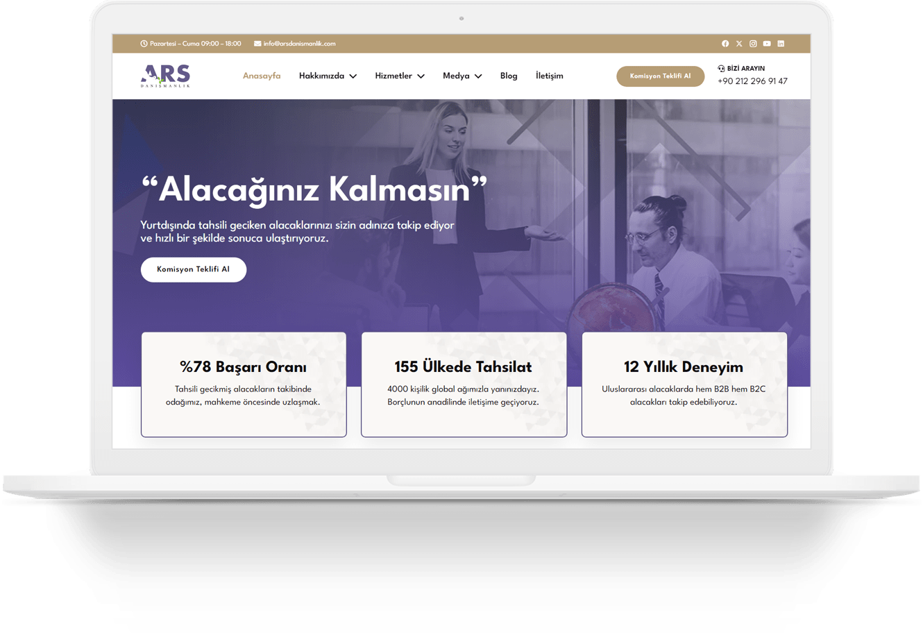 ars danismanlik wordpress web design