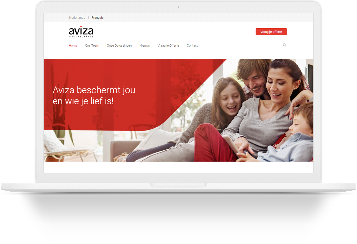 aviza life insurance wordpress web tasarim