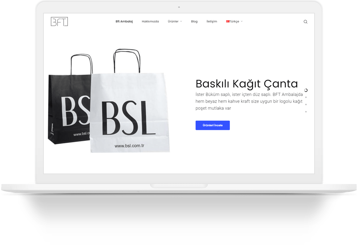 bft packaging custom printed paper bag wordpress web tasarim