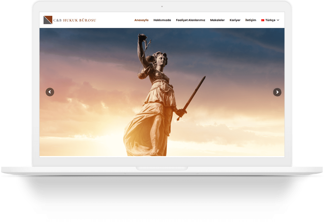 cb law office wordpress web tasarim