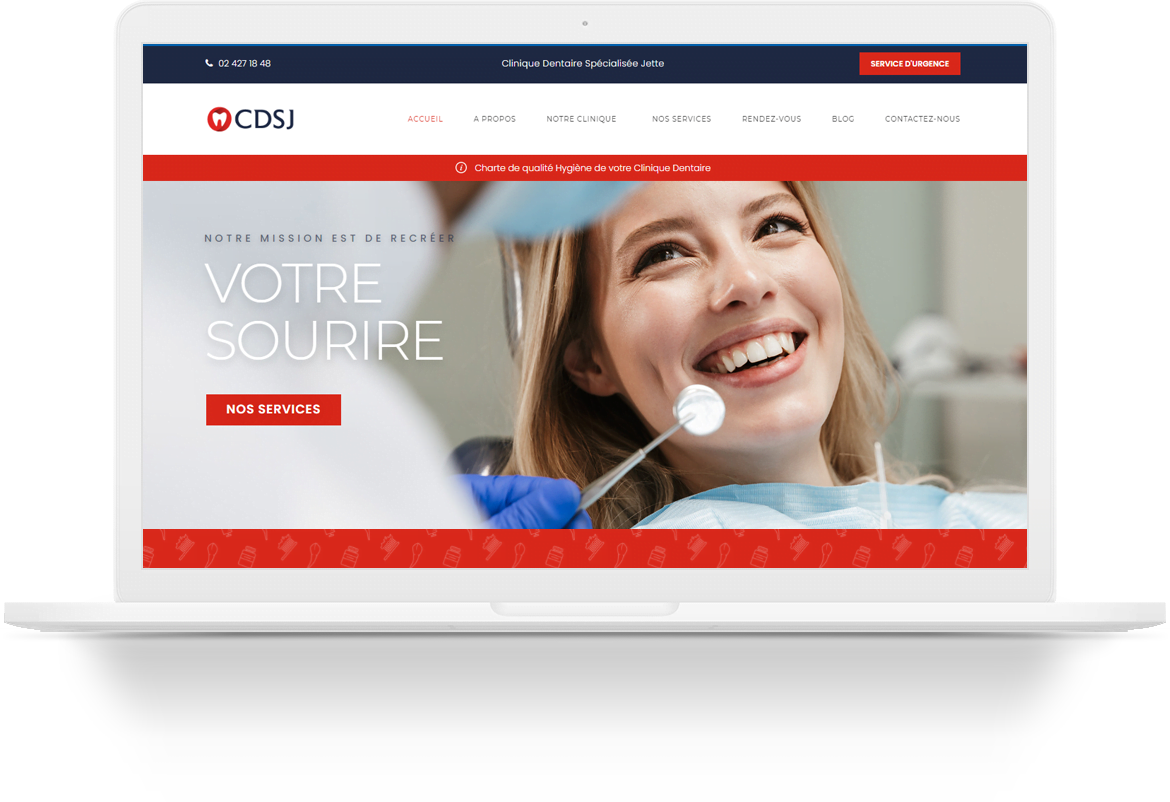 cdsj dental clinic wordpress web tasarim