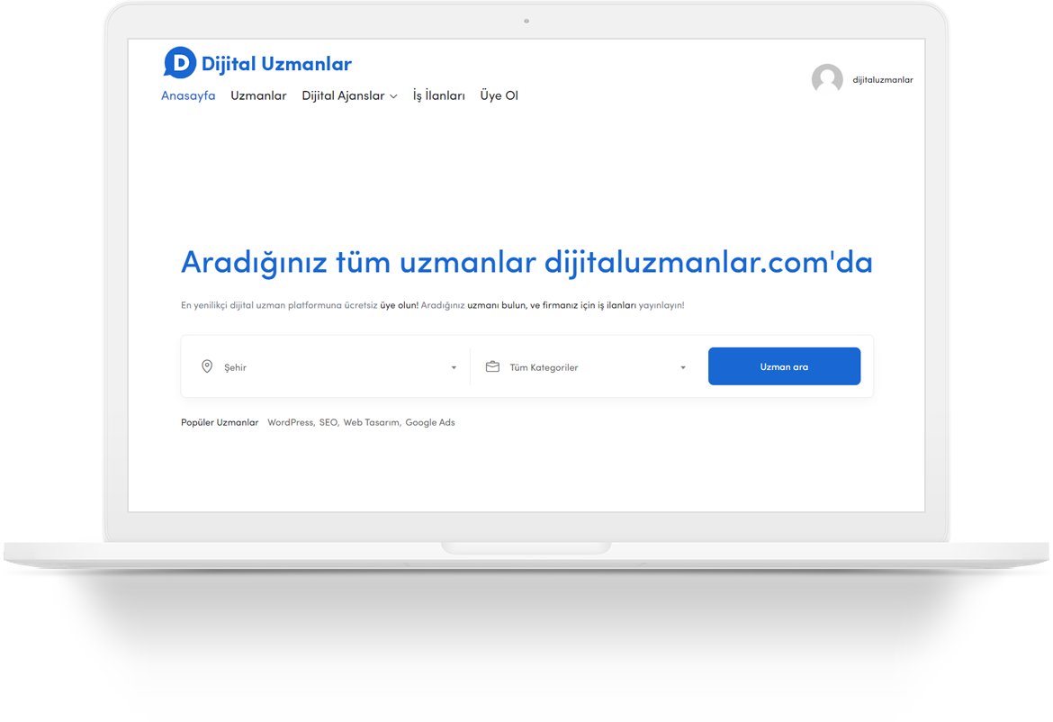 dijital uzmanlar wordpress web tasarim