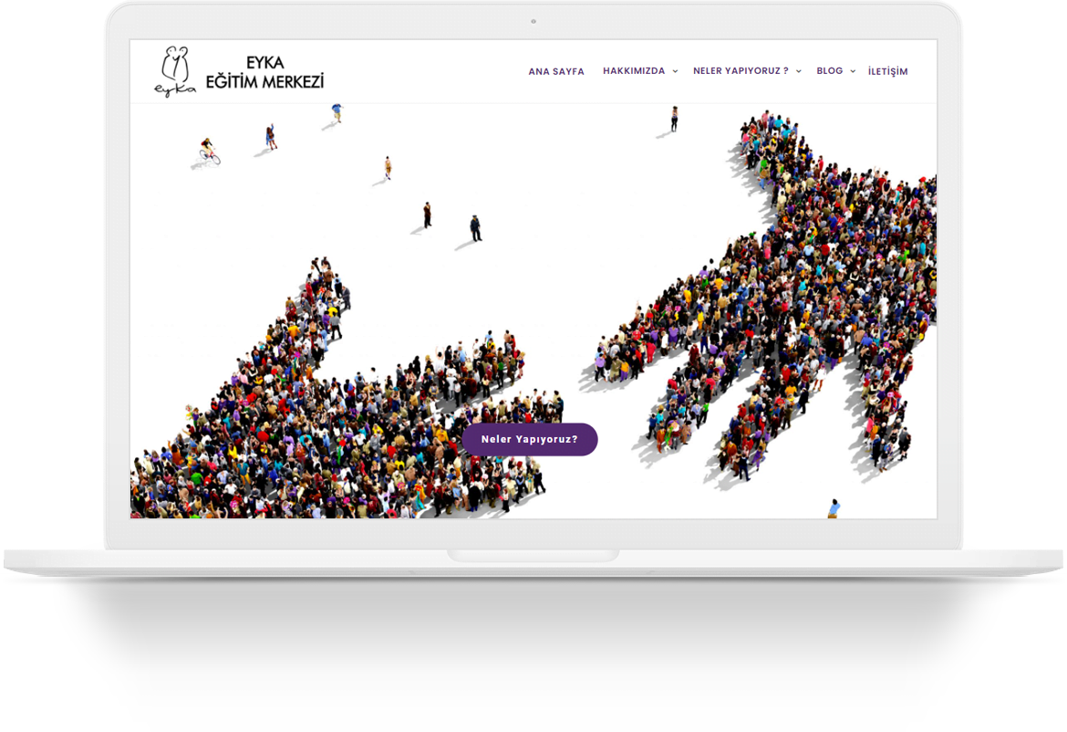 eyka education center wordpress web tasarim