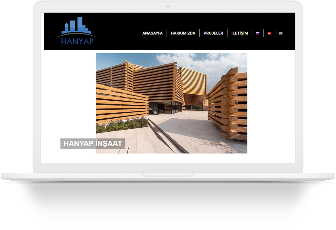 hanyap construction wordpress web tasarim