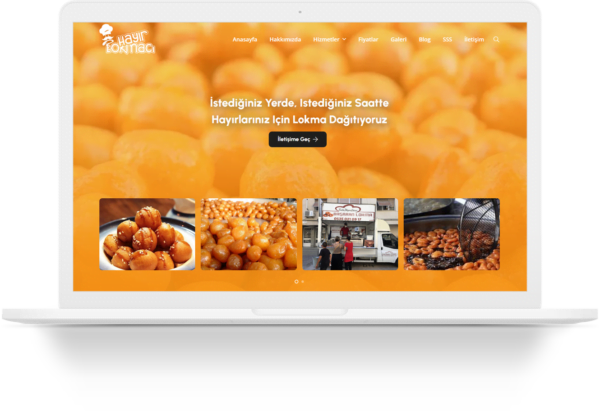 hayir lokmacii wordpress web sitesi tasarimi
