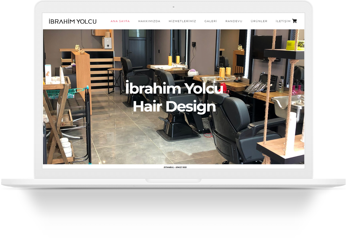 ibrahimyolcu hair salon wordpress web tasarim