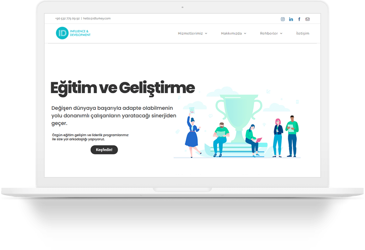 idturkey human resources and coaching services wordpress web tasarim
