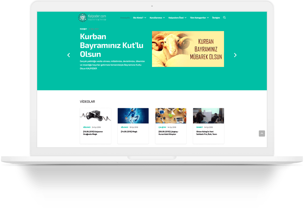 kalpoder society wordpress web tasarim