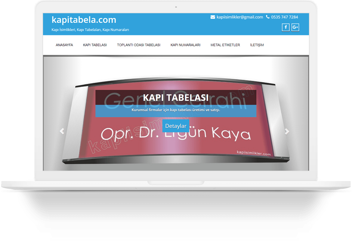 kapi tabela wordpress web tasarim