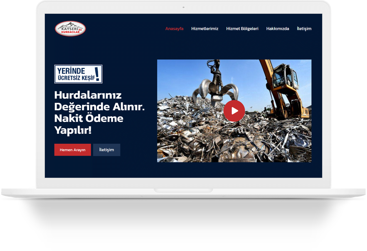 kayseri scrap metal collection services wordpress web tasarim