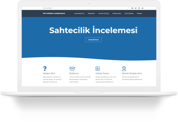 kriminal buro wordpress web sitesi tasarimi