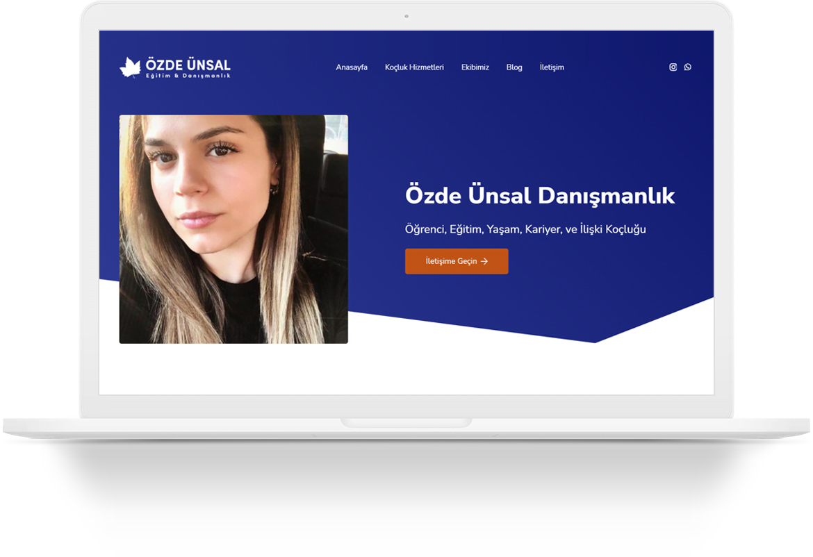 ozde unsal danismanlik coaching services wordpress web tasarim