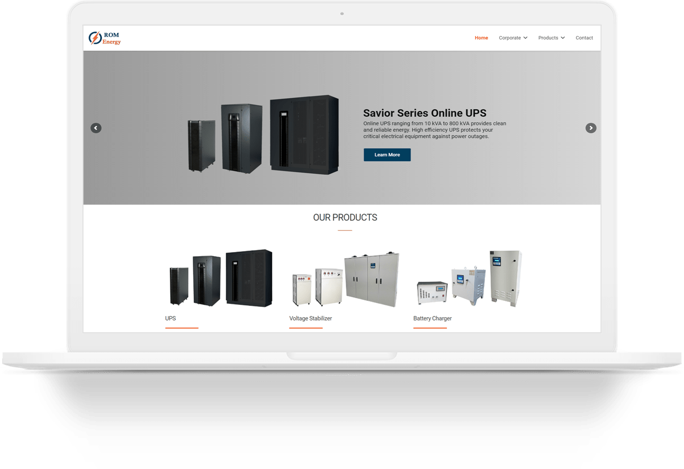 rom energy wordpress web tasarim