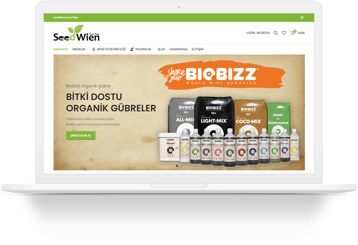 seedwien ecommerce wordpress web tasarim