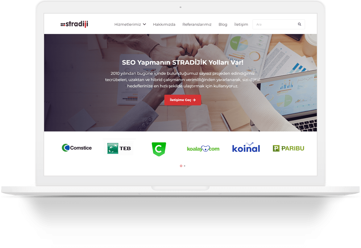 stradiji seo and digital performance agency wordpress web tasarim